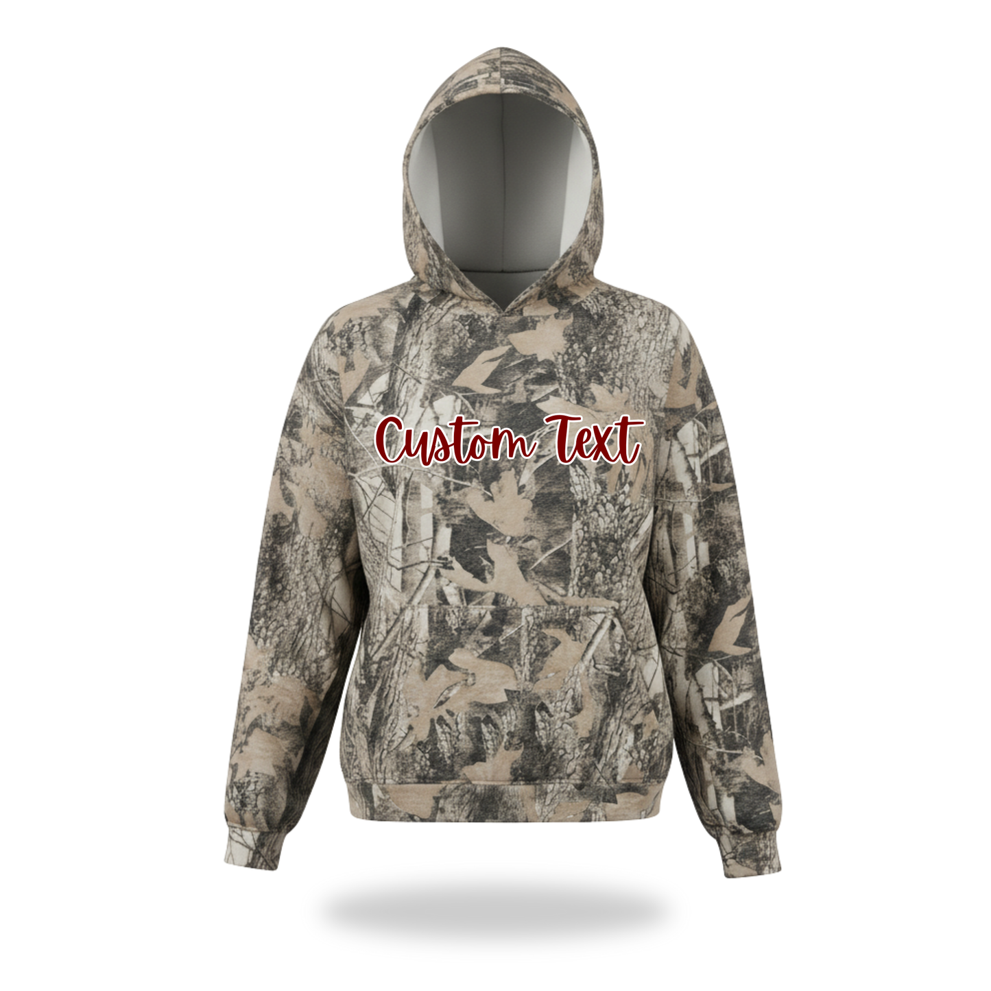Script Camo Hoodie