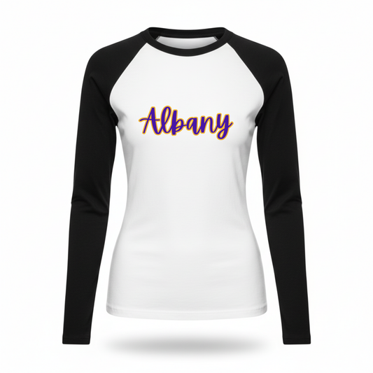 Script Fitted Long Sleeve