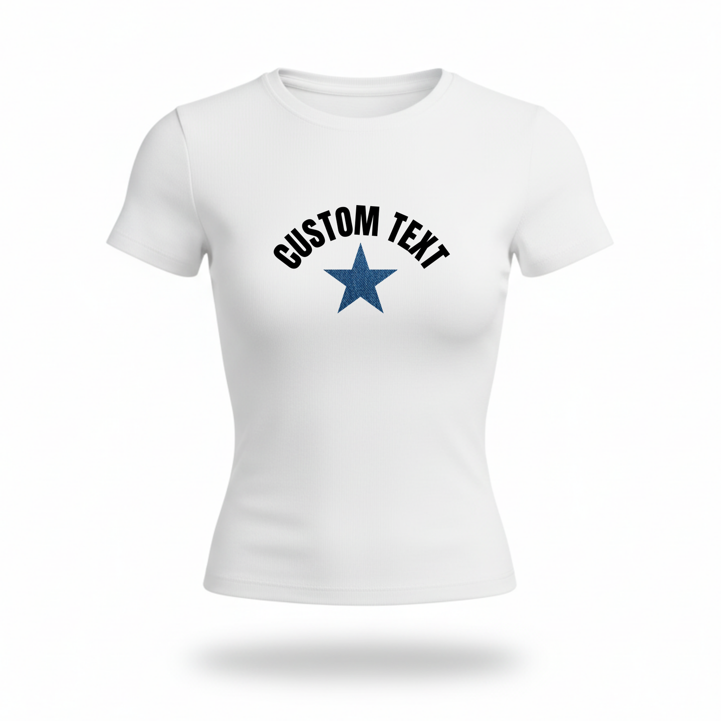 Denim Star Fitted Tee