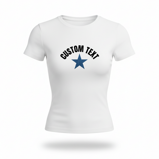 Denim Star Fitted Tee