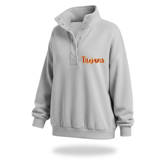 Script Henley Pullover