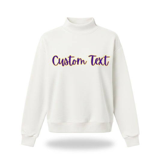 Script Mock Neck