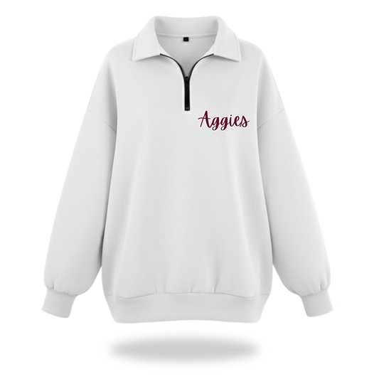Script Quarter Zip Sweatshirt