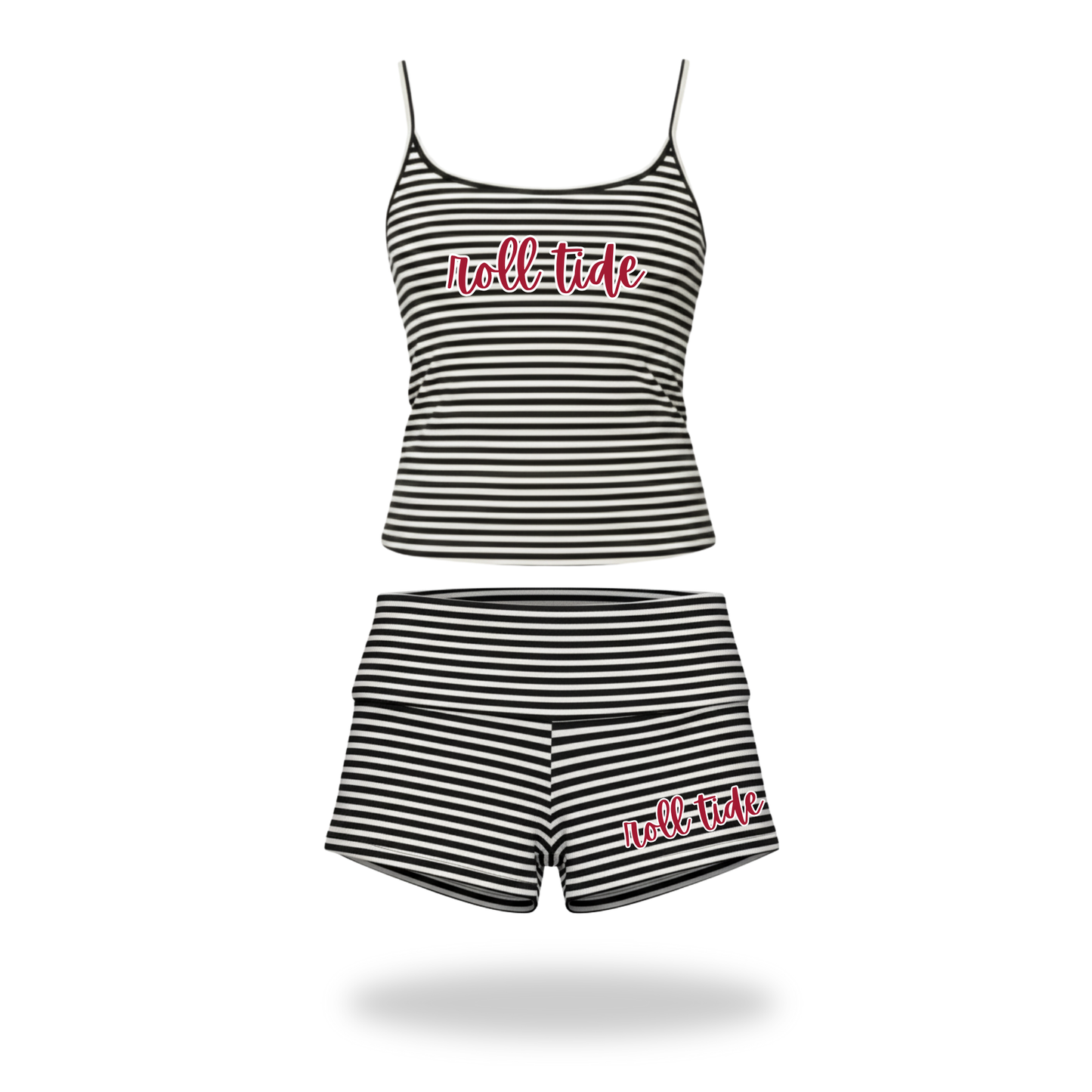 Script Stripe Two Piece Set