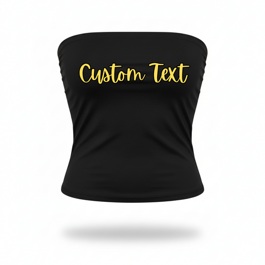 Script Tube Top