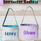 Easter Embroidered Seersucker Basket