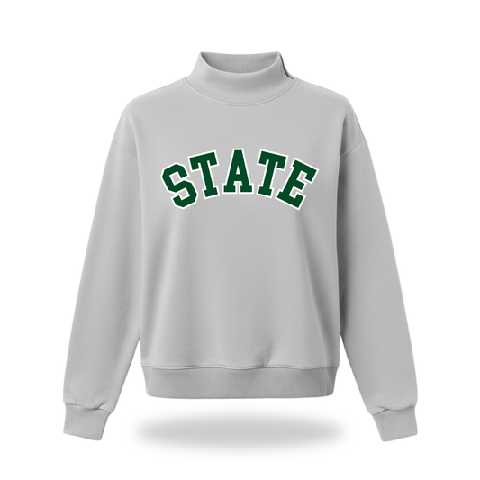 State Mock Neck