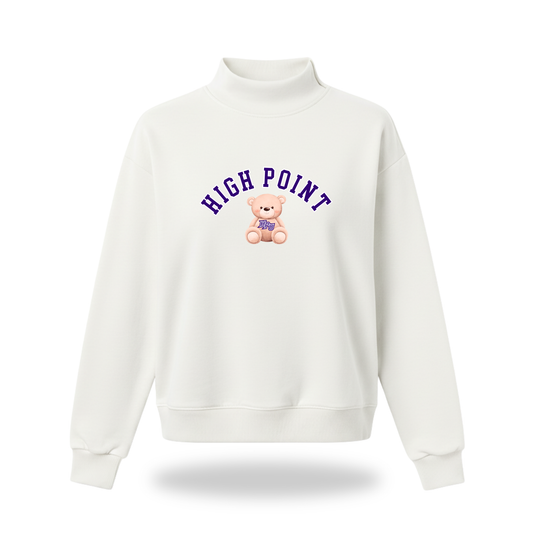 Teddy Bear Mock Neck