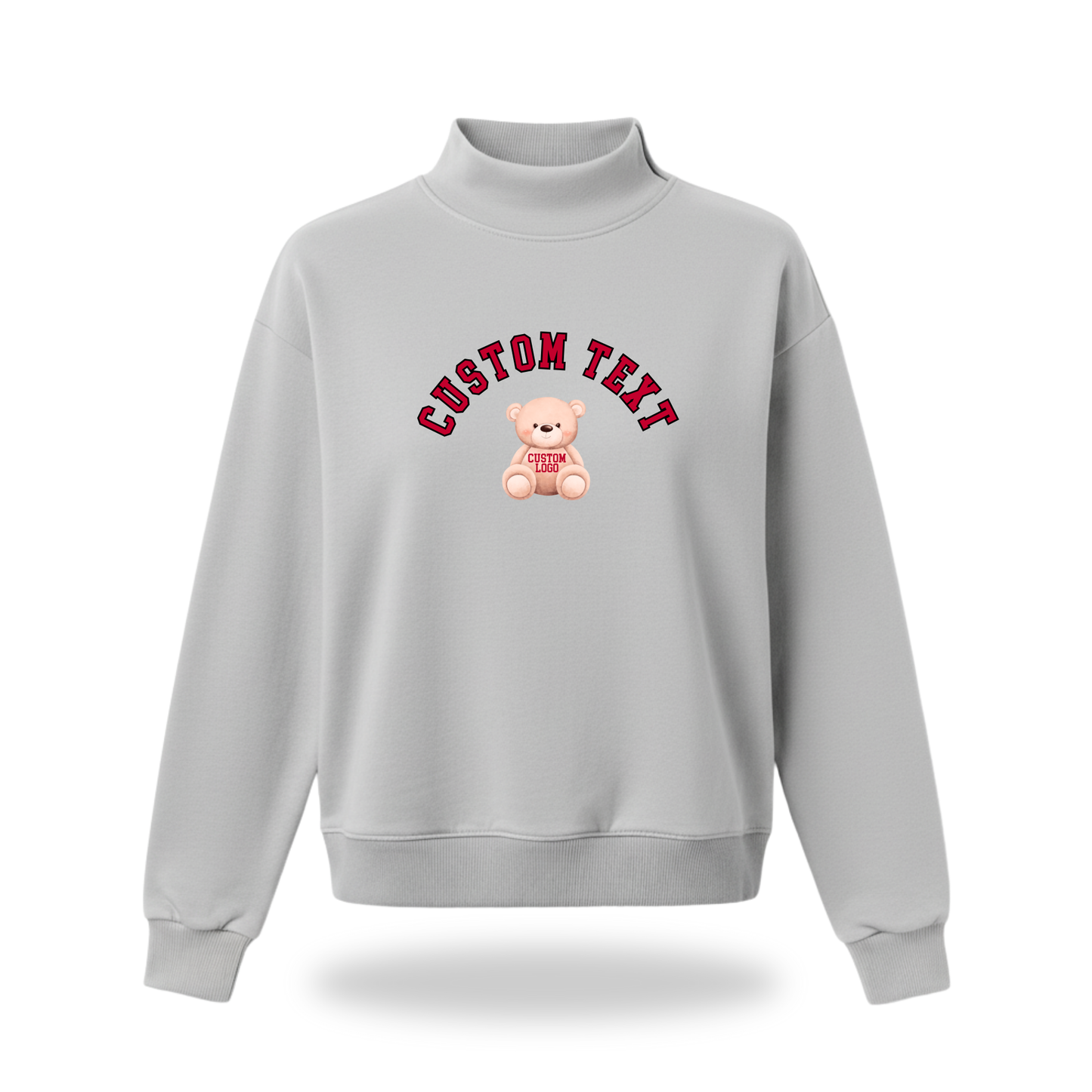 Teddy Bear Mock Neck