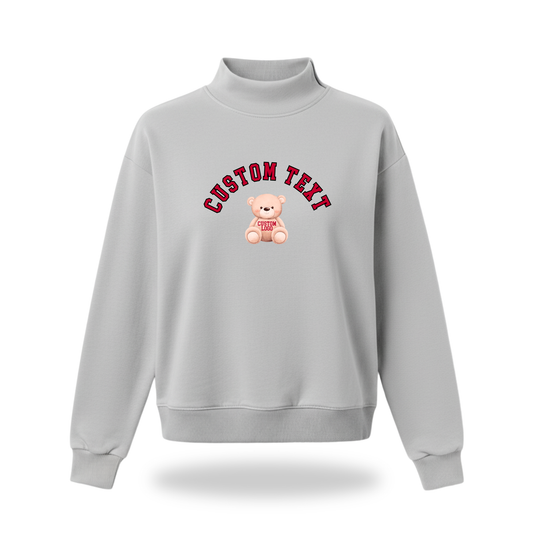 Teddy Bear Mock Neck