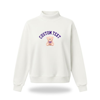 Teddy Bear Mock Neck