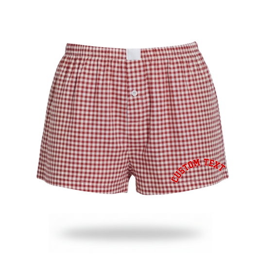Varsity Gingham Shorts