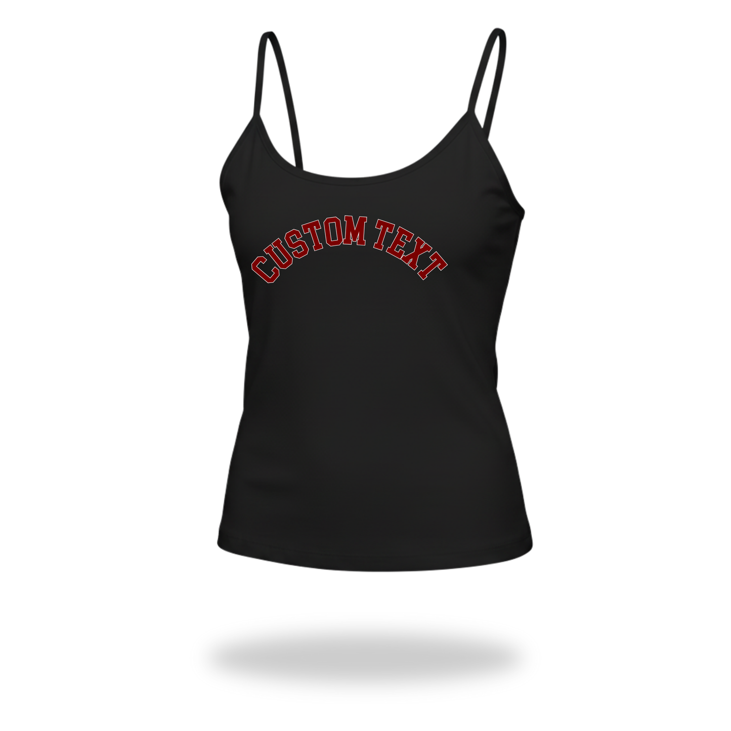 Varsity Spaghetti Strap Tank