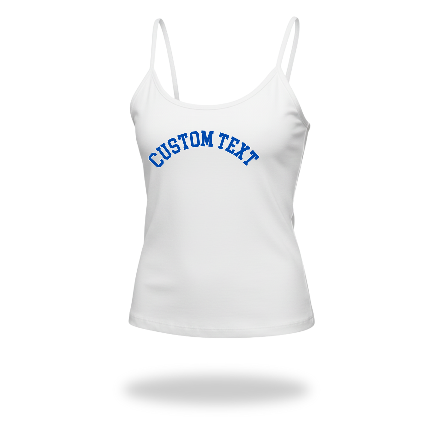 Varsity Spaghetti Strap Tank
