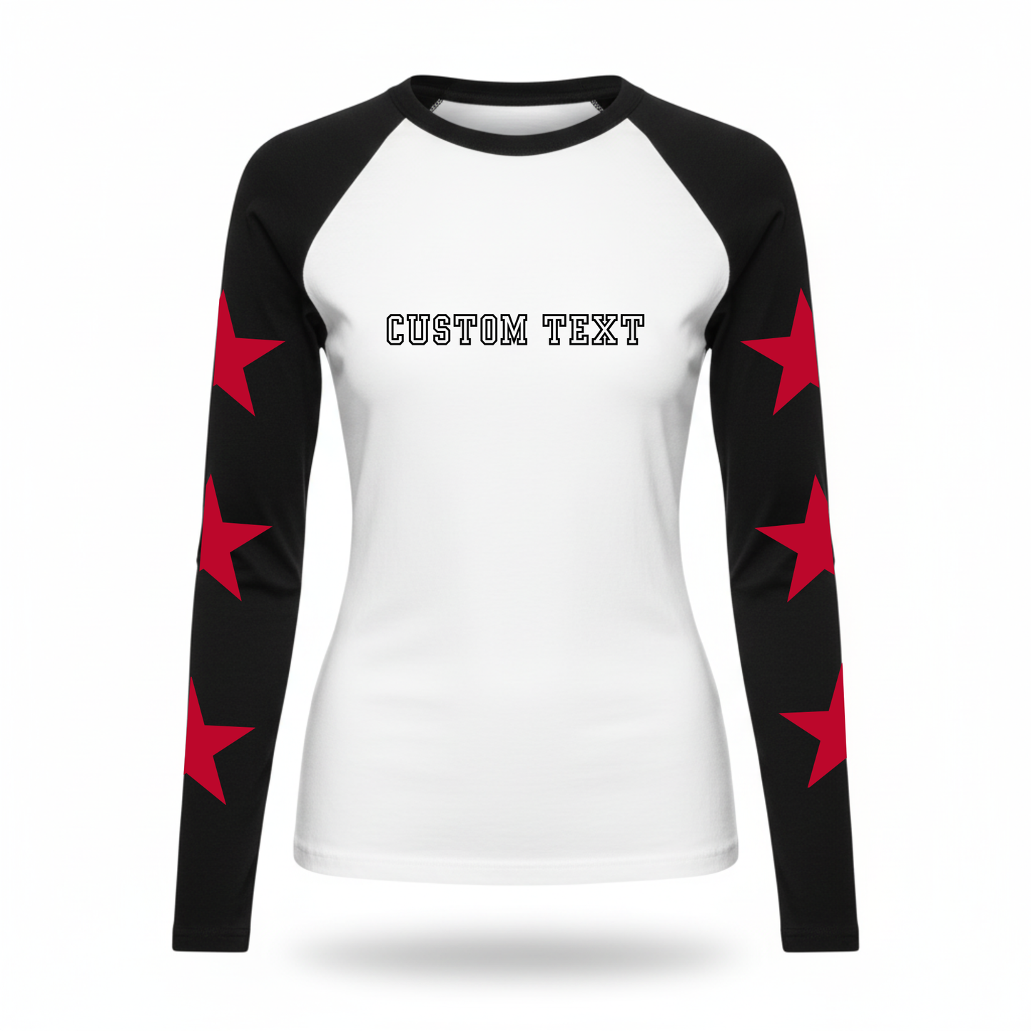 Yearbook Stars Fitted Long Sleeve