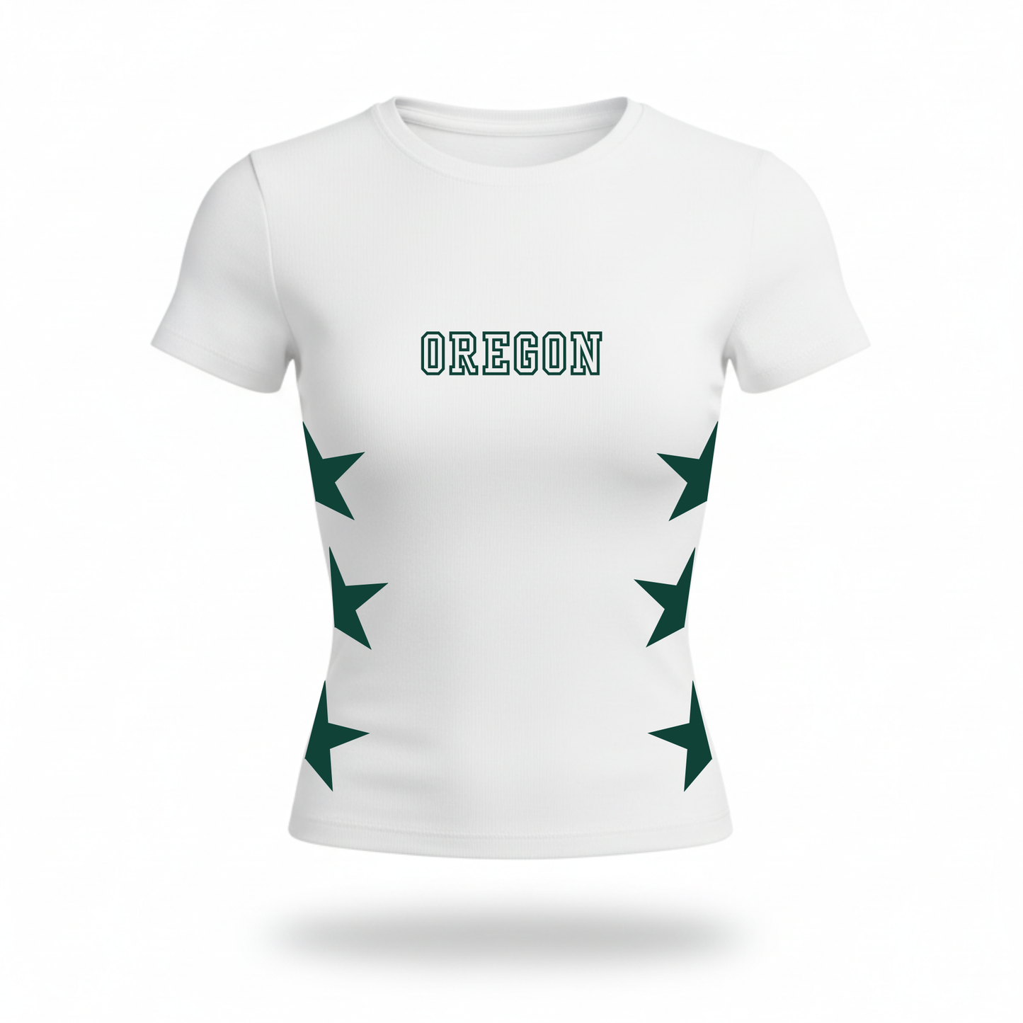 Yearbook Stars Fitted Tee