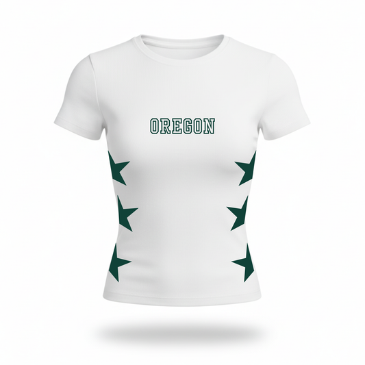 Yearbook Stars Fitted Tee