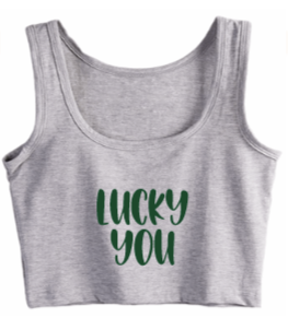 Lucky You Crop Tank