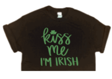 Kiss Me Im Irish Crop Tee