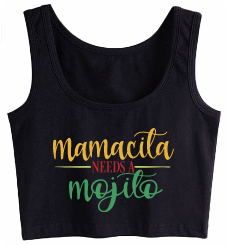 Mamacita needs a Mojito Crop Tank